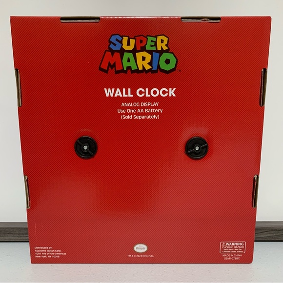 Nintendo Super Mario Bros. Mario & Luigi Analog Wall Clock-NIB - Picture 2 of 5